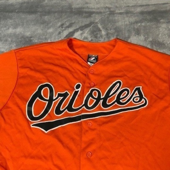 Majestic Other - Majestic Gueuine Baltimore Orioles Markakis 21 Orange Baseball Jersey Men's XXL